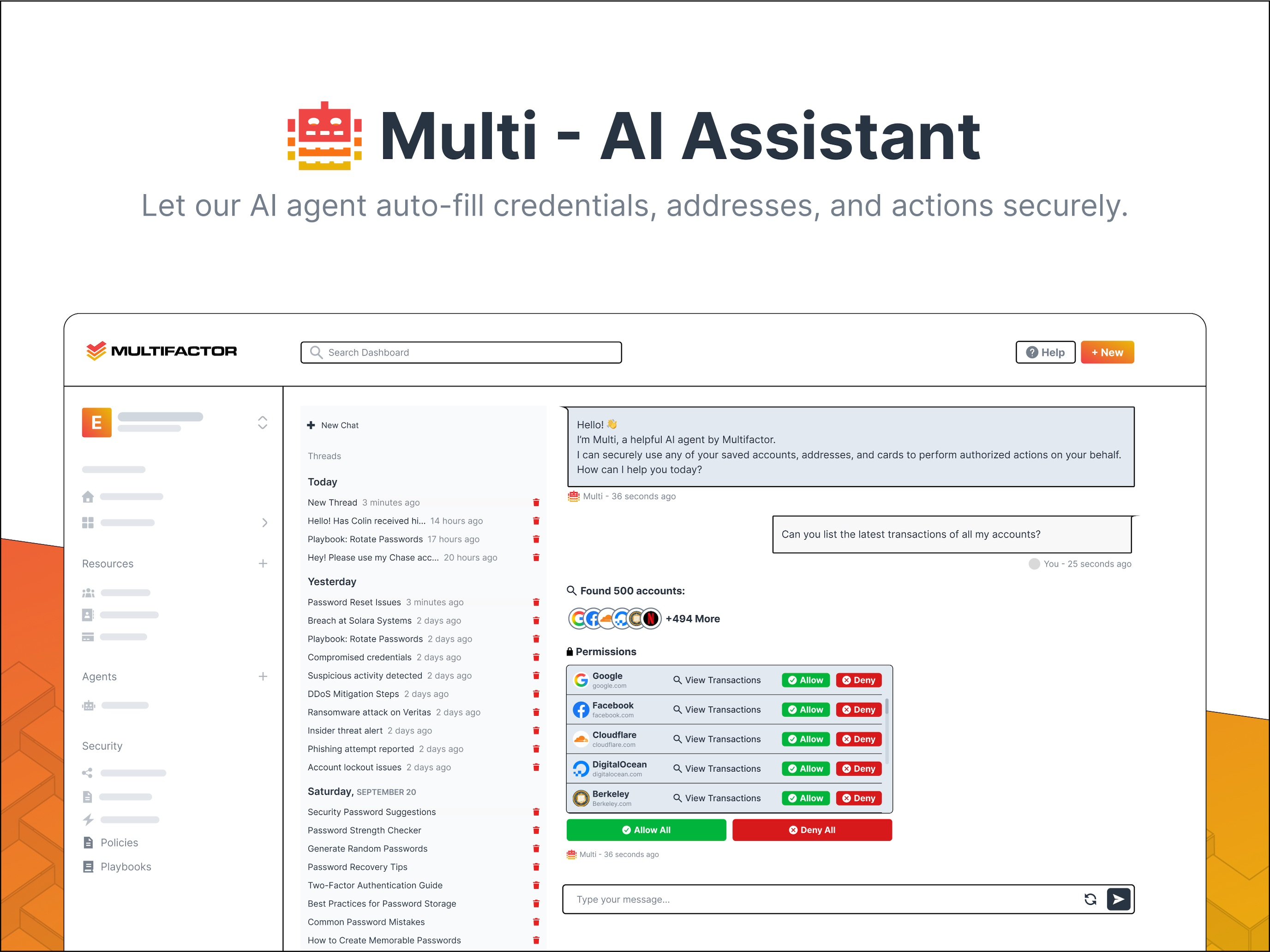 Multifactor - Account Manager