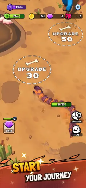 Desert Worm Idle RPG screenshot 2