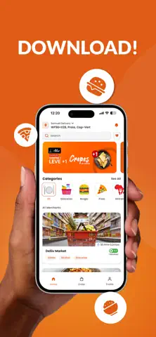 Deliiv: Food delivery App Store screenshot 1