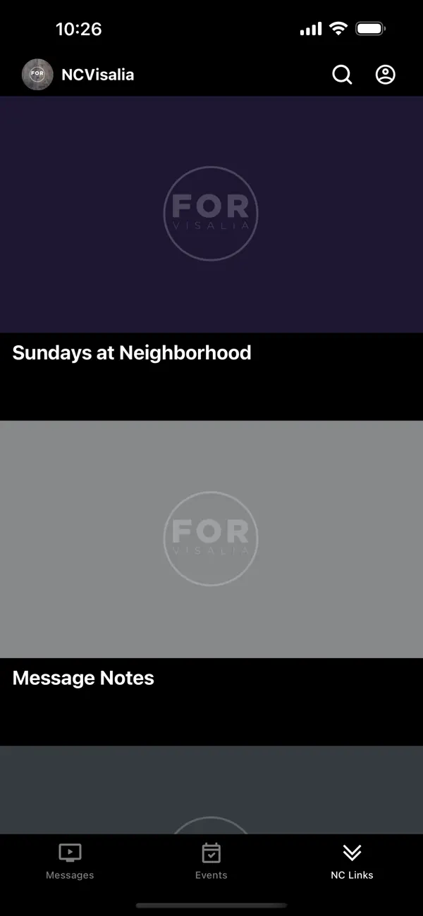 Screenshot #3 pour Neighborhood Church Visalia