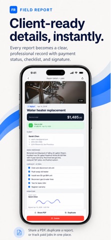 Field Report: Job Reports screenshot