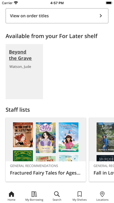Lakeland Library Screenshot
