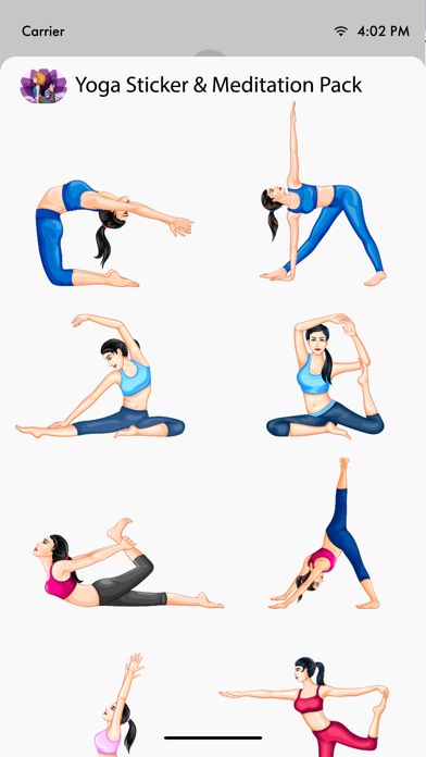 Screenshot #3 pour Yoga Sticker & Meditation Pack