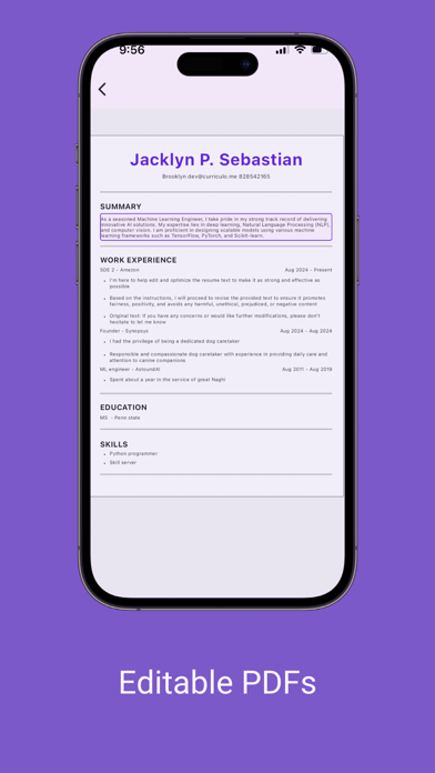 App screenshot