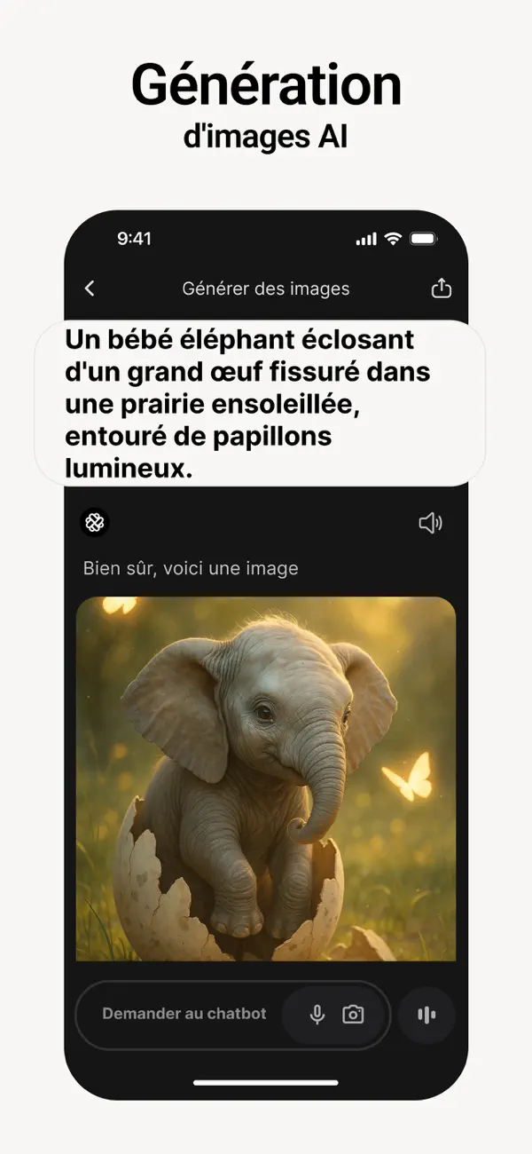 Screenshot #3 pour Chatbot App - Assistant IA