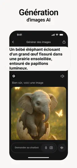 Capture d'écran de Chatbot App - Assistant IA sur iPhone 3