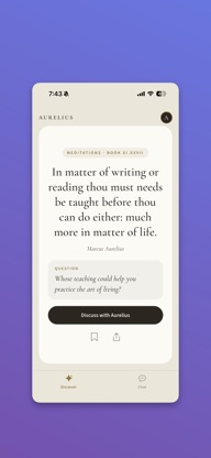 Aurelius: Stoic AI Chat screenshot 2