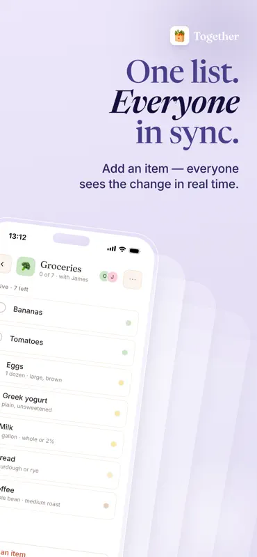 Shared Shopping List: Together screenshot 3 of 6
