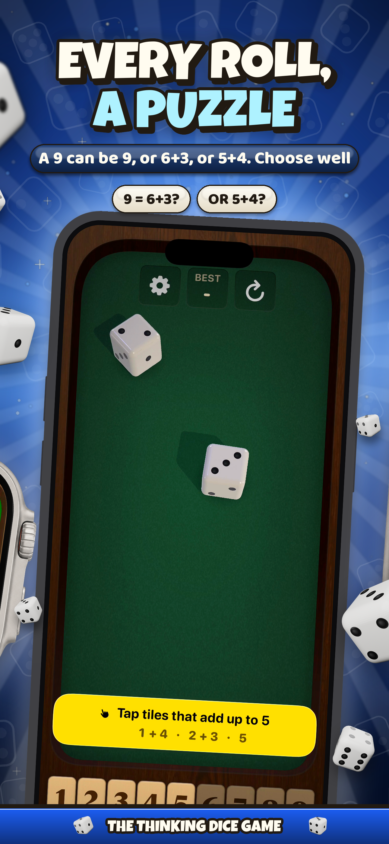 Shut The Box: Watch Dice screenshot 4