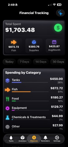 Cichlid Log Pro Screenshot 7 of 10