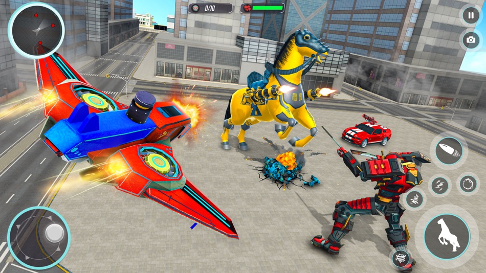 #7. Dino Game & Robots Simulator (iOS) 由: Awon Haider Naqvi