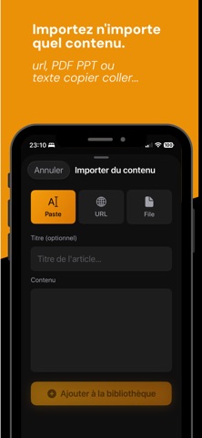 VoiceReader AI iPhone screenshot