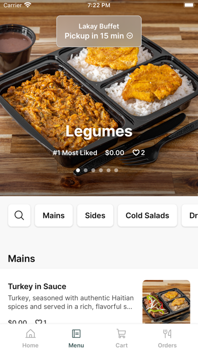 Lakay Buffet iPhone screenshot 2 - Food & Drink app