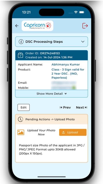 Capricorn Customer Application screenshot-5