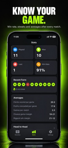 Badminton: Score Counter iPhone screenshot