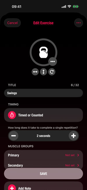 Streaks Workout Screenshot