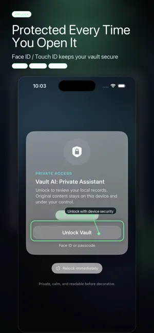 Vault AI Private Assistant screenshot 3