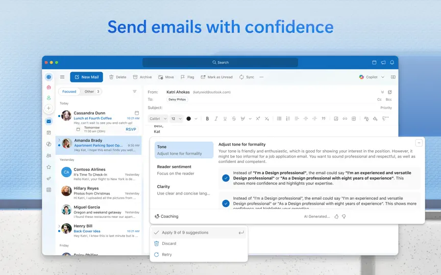 Microsoft Outlook iPhone Screenshot 6