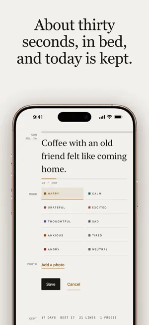 Micro Journal: One Line a Day screenshot 2