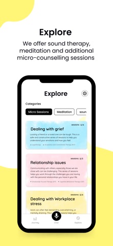 eekee: AI Mental Health iPhone screenshot