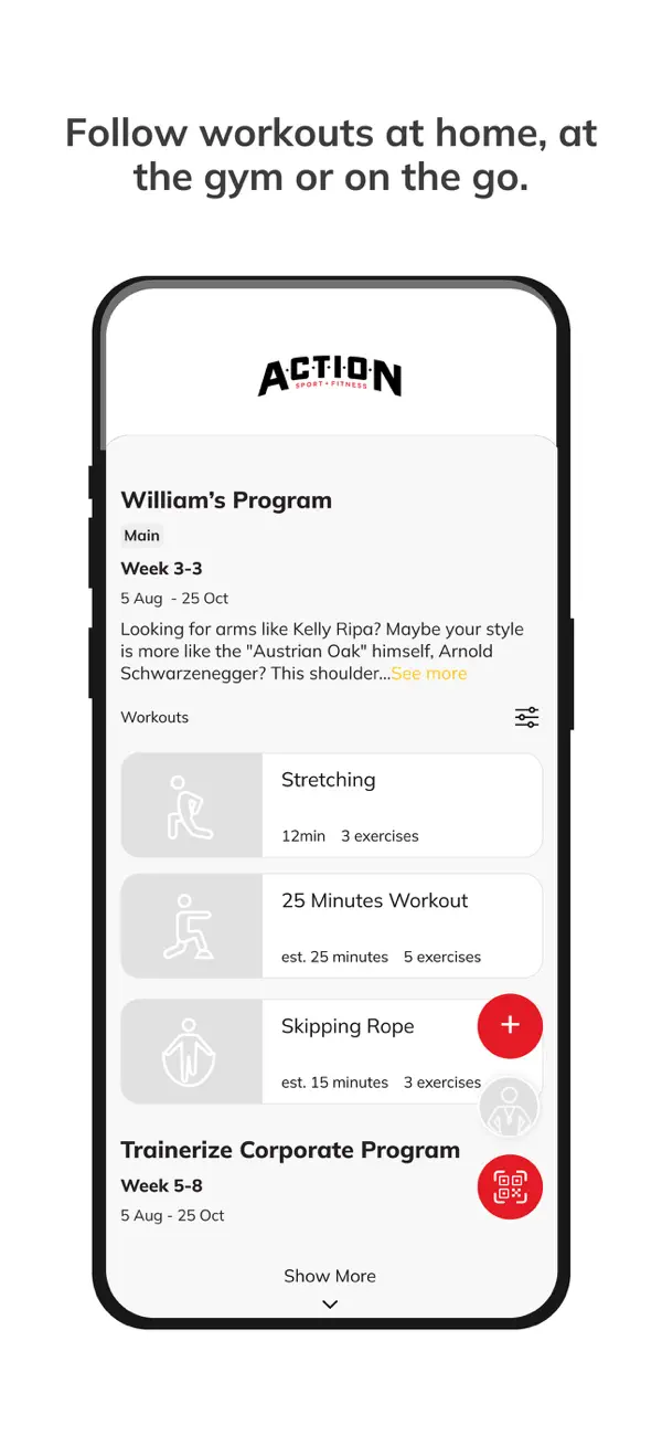 Screenshot #3 pour Action Sport and Fitness LLC