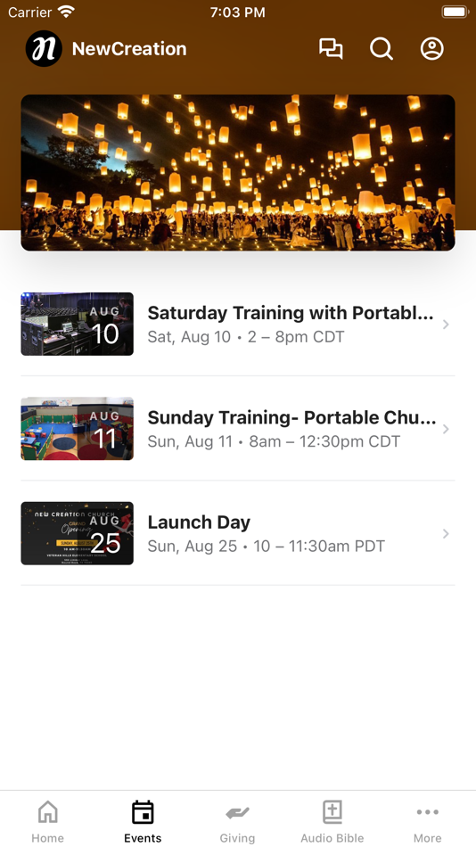 #2. New Creation ATX (iOS) Podle: New Creation Church ATX