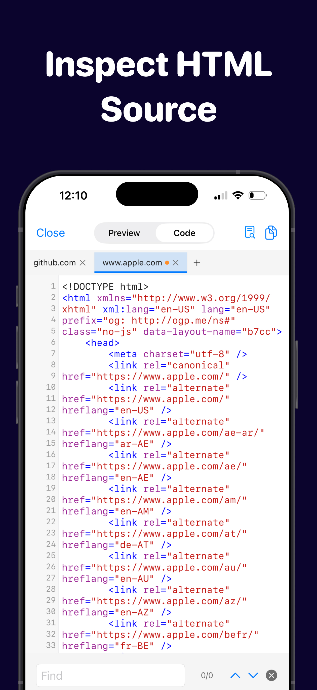 Html editor: html viewer