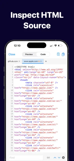 Html editor: html viewer screenshot 1