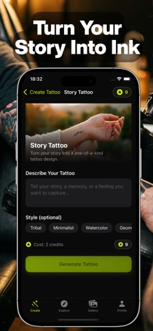Inkify - AI Tattoo Design Screenshot 4 of 5