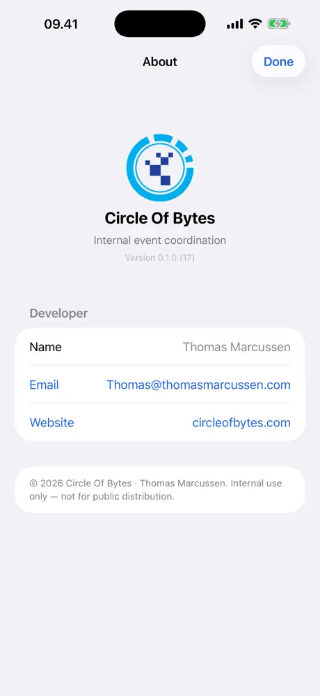 Circle Of Bytes - Events screenshot 4