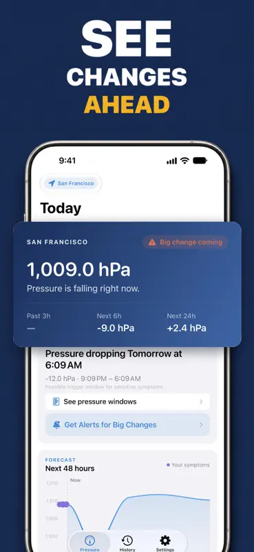 Barometric Pressure Tracker screenshot 1 of 6