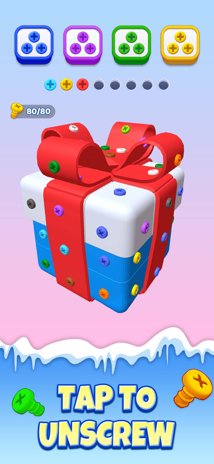 Unscrew Frenzy 3D screenshot 1