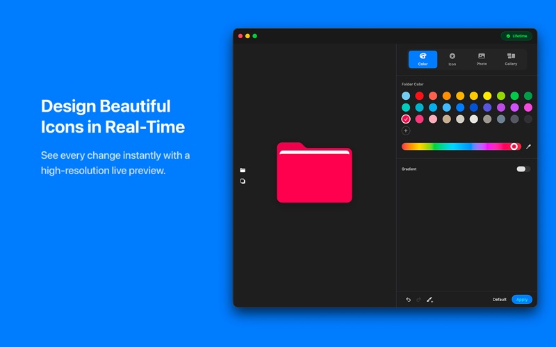 Custom Folder Design screenshot