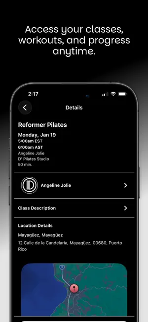 D Pilates Studio screenshot 4