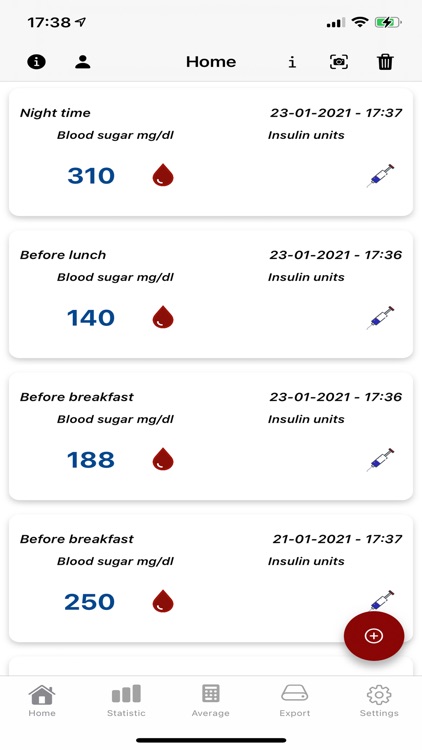 Blood sugar diary App screenshot-6