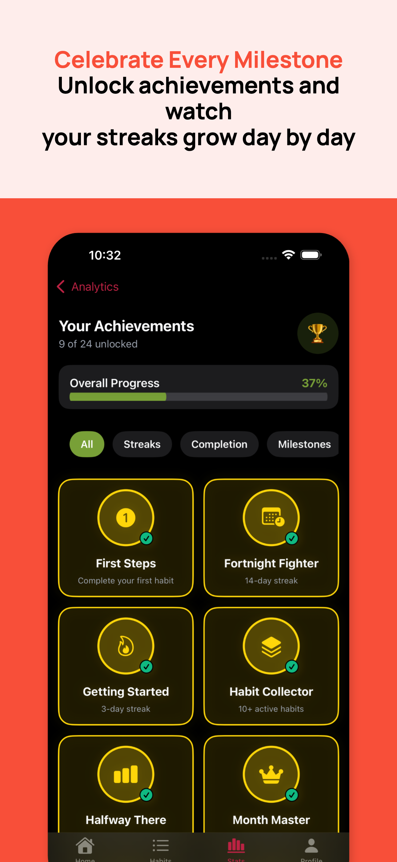 Streakify Habit & Life Tracker
