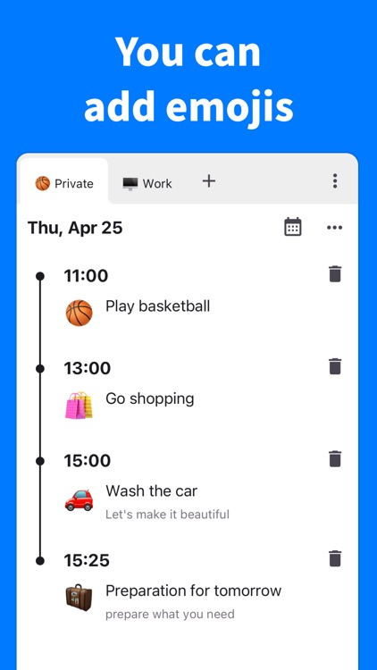Timeline - Schedule by Hour screenshot-7