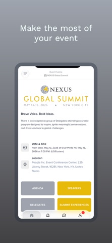 NEXUS Summits Screenshot 2 of 3