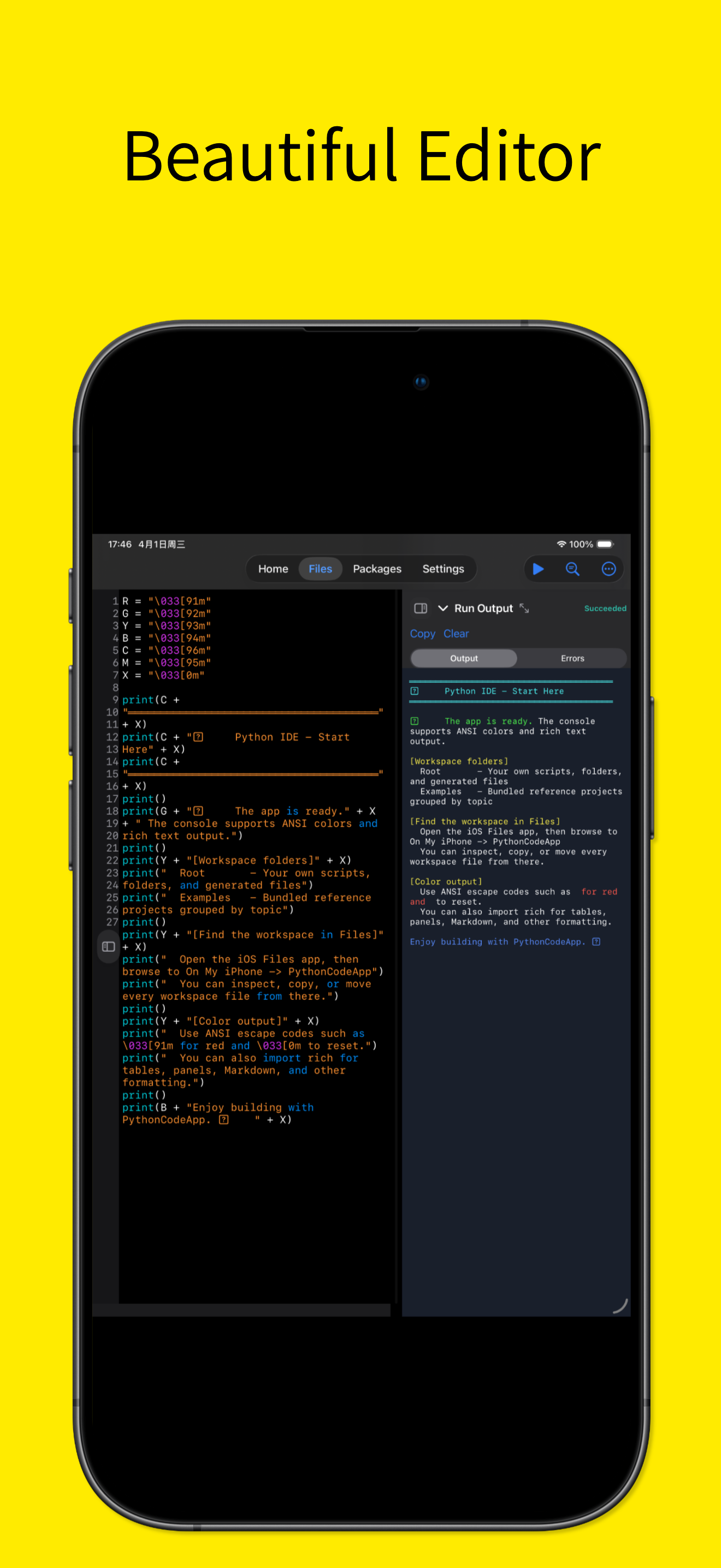 Python Code App - IDE & Editor