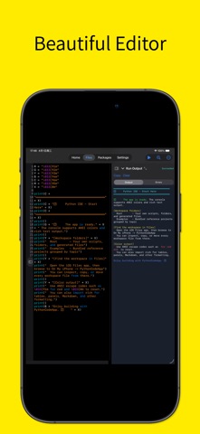 Python Code App - IDE & Editor iPhone screenshot