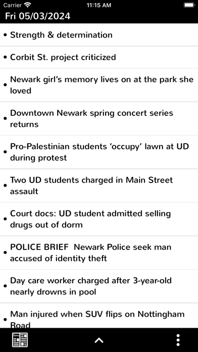 Newark Post eEdition Screenshot