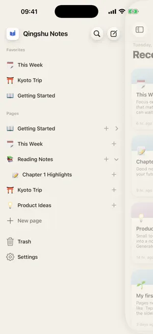 Qingshu Notes - Block Notes screenshot 4
