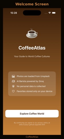 Coffee Atlas screenshot