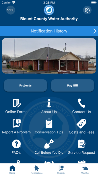 Blount County Water Authority Screenshot