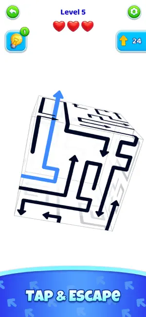 3D Arrow Maze:Tap Out screenshot 1