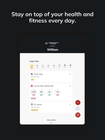 Powerhouse Gym Watsonville PT iPad screenshot