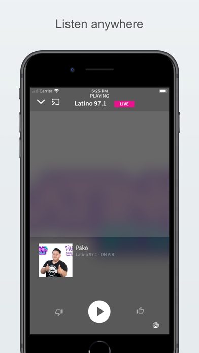 Latino 97.1 FM Screenshot