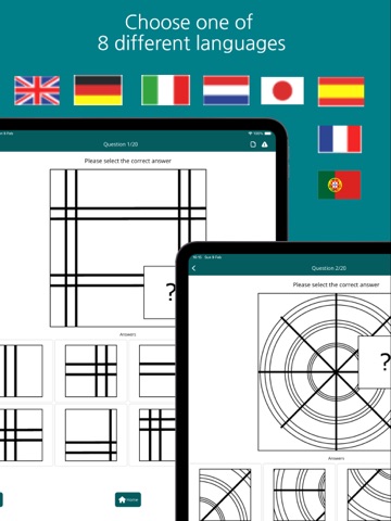 IQ Test: Raven's Matrices iPad screenshot