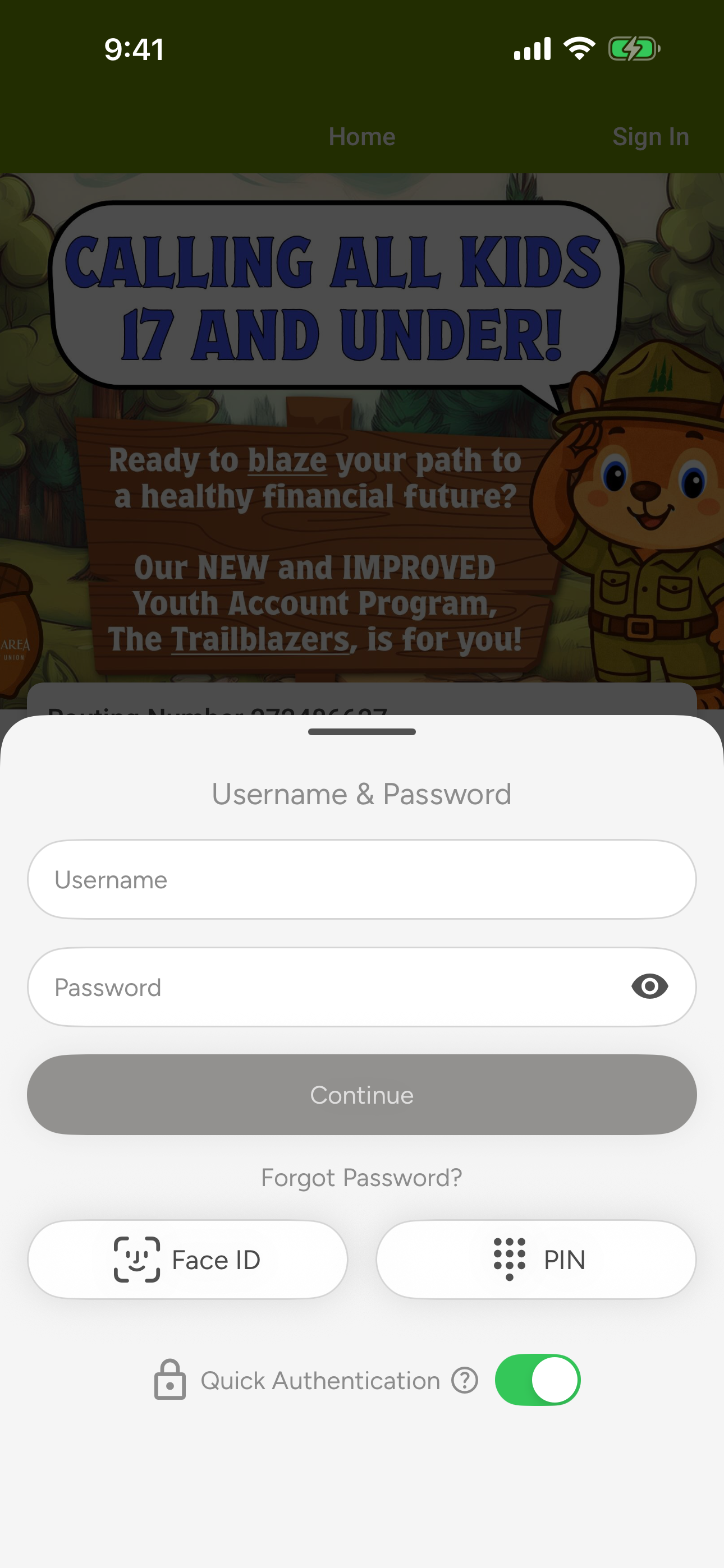 Forest Area FCU screenshot 2