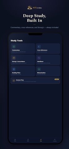 NTS AI Bible iPhone screenshot